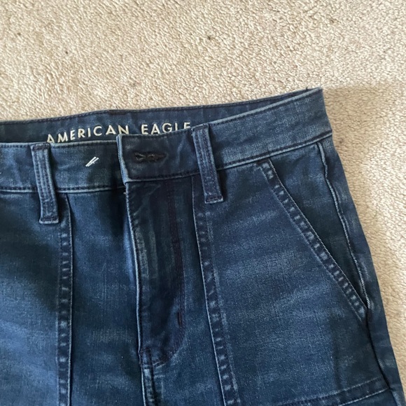 American Eagle dark wash super hi-rise jeggings - Picture 2 of 7